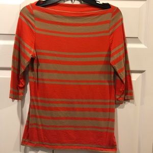 Cynthia Rowley striped boatneck top